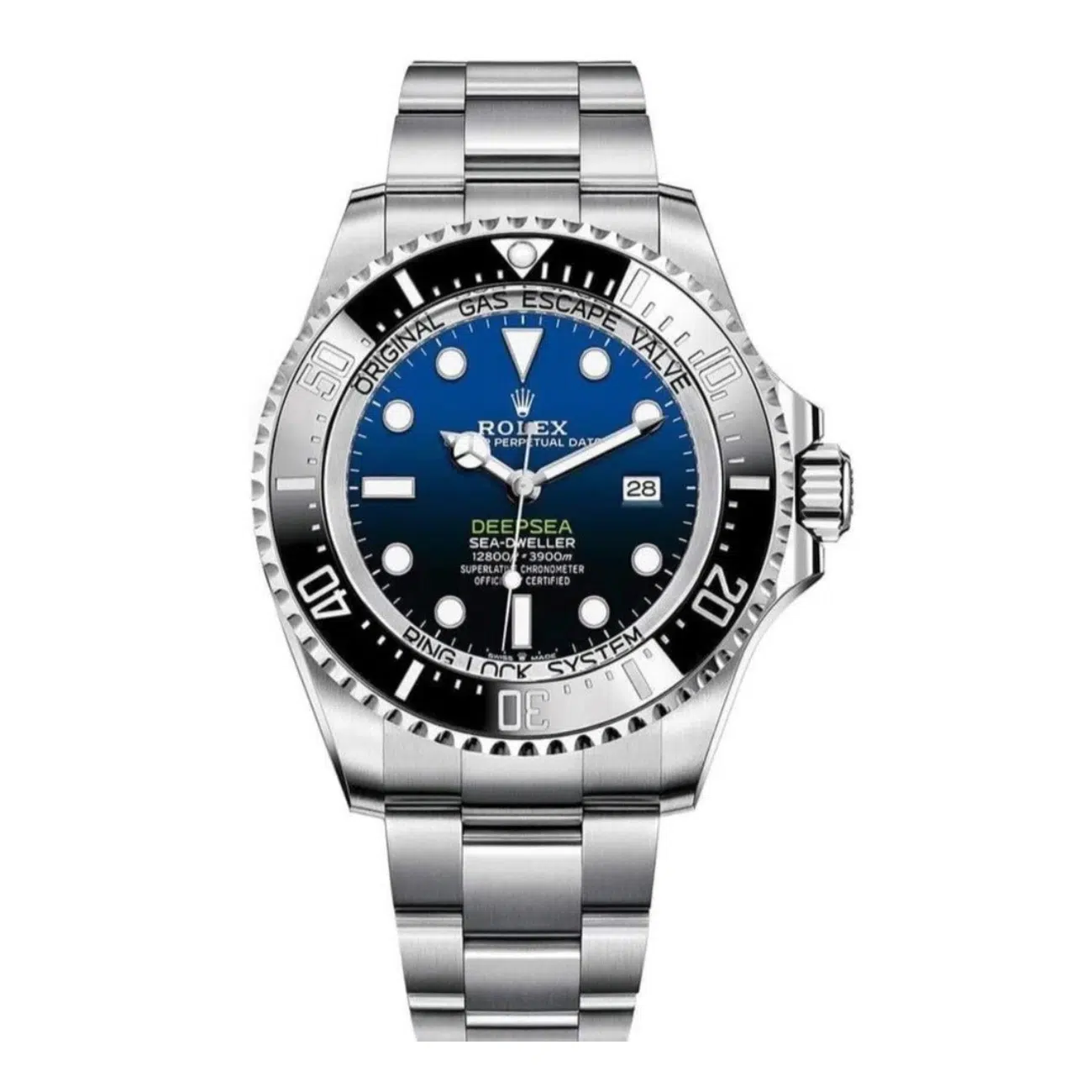 Rolex Sea-Dweller Deepsea 44mm Oyster 126660 Stainless Steel Watch Blue Dial