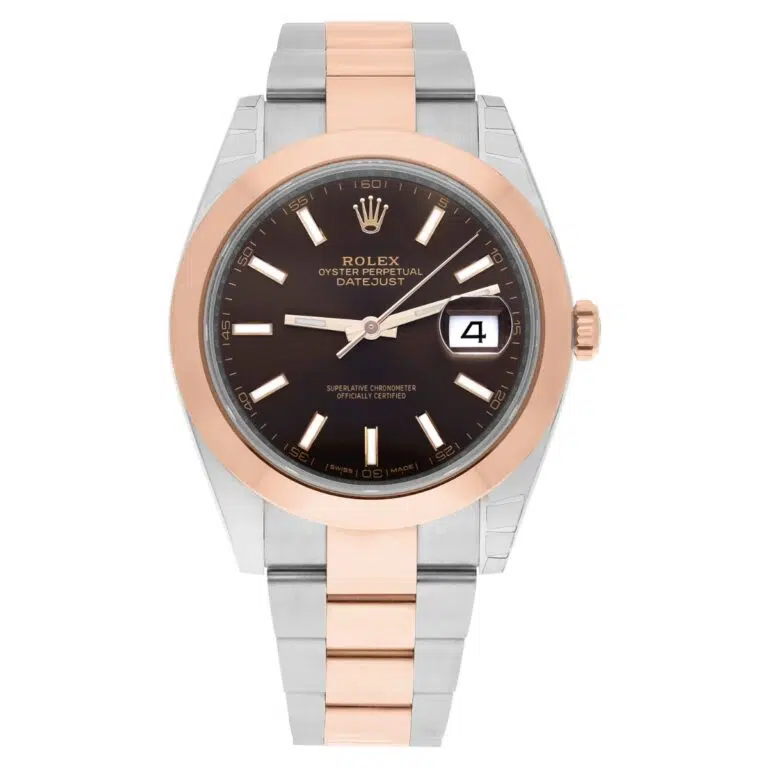 Rolex Datejust 41mm 126301 Stainless Steel/Rose Gold Jubilee Mens Watch