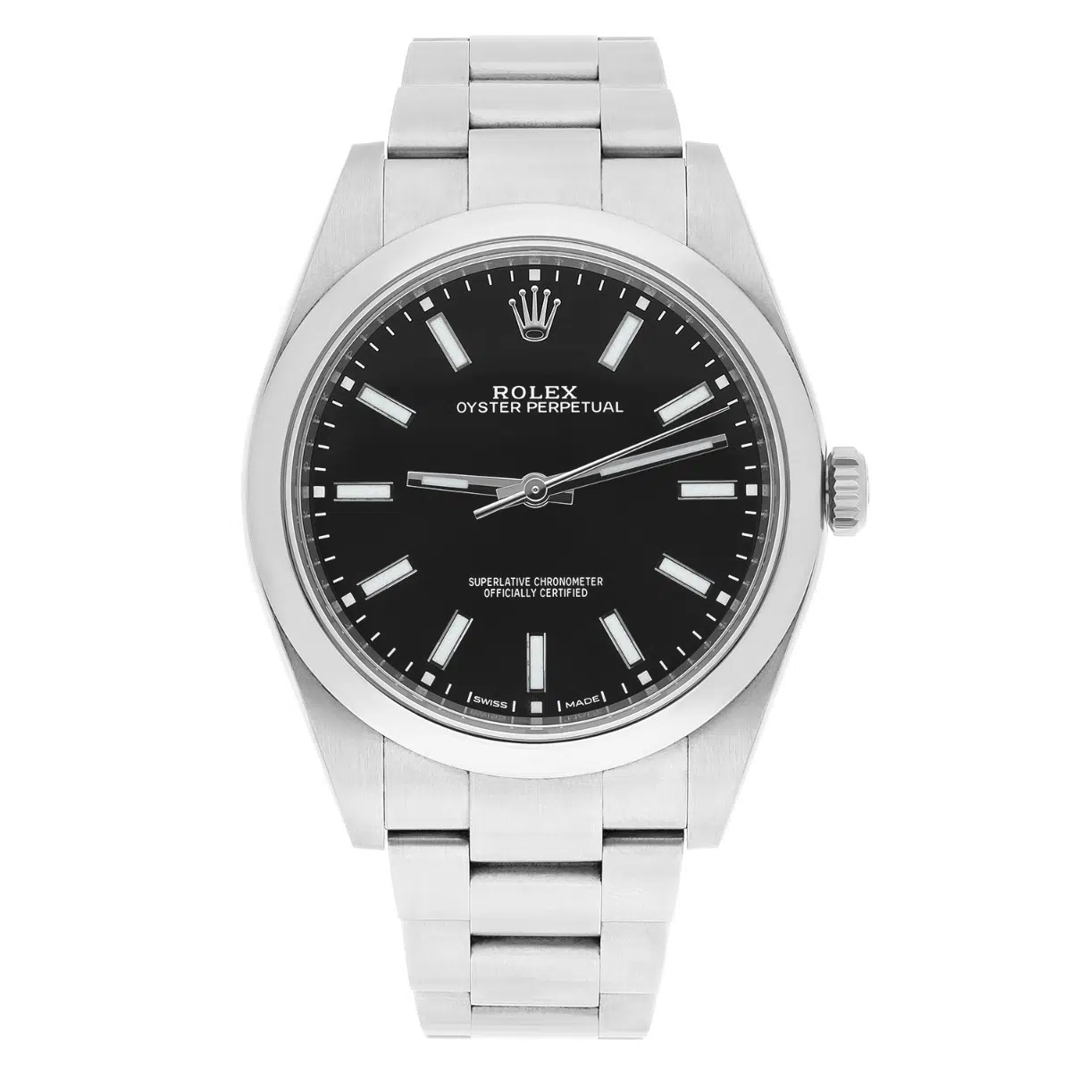 Rolex Oyster Perpetual 114300-0005 Black Dial Oyster Bracelet Complete