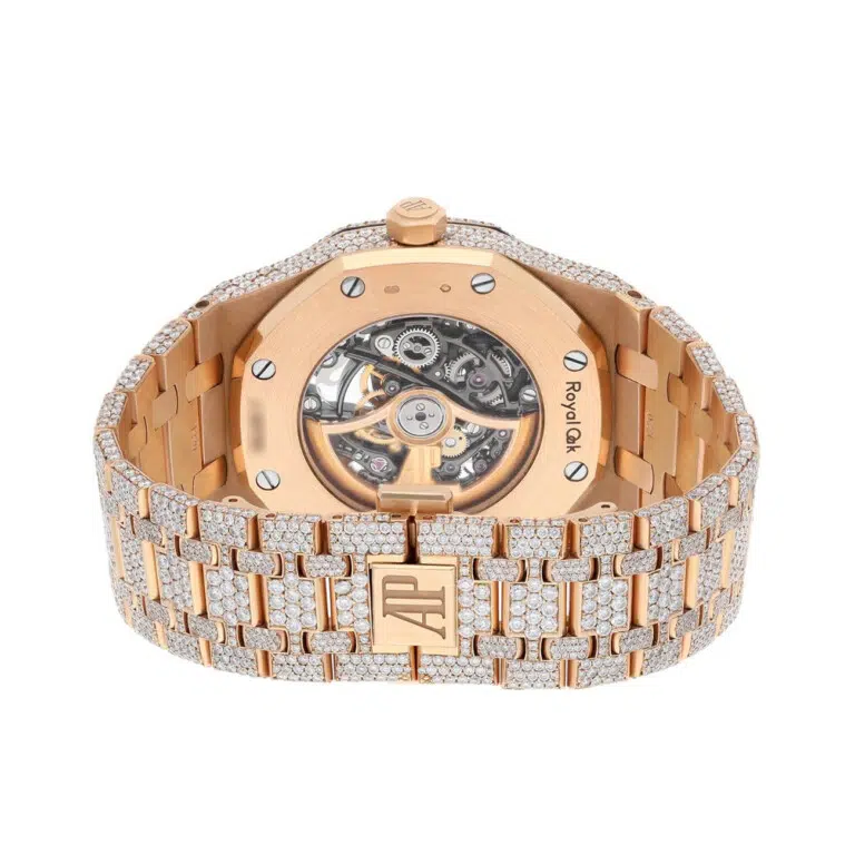 Audemars Piguet Royal Oak 15407OR.OO.1220OR.01 Double Balance Wheel Iced Out – image 7