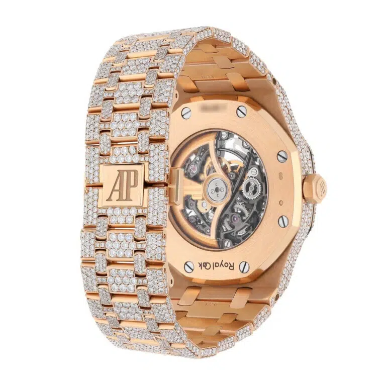 Audemars Piguet Royal Oak 15407OR.OO.1220OR.01 Double Balance Wheel Iced Out – image 6