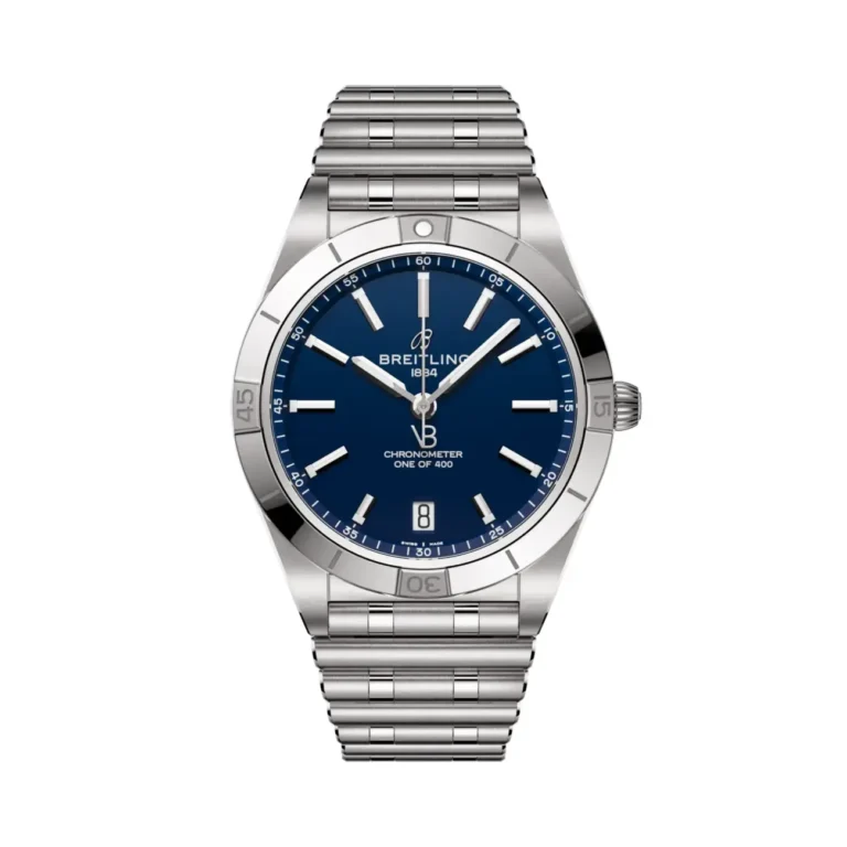 Breitling Chronomat 36mm A103801A1C1A1 Stainless Steel Watch Blue Dial 2024