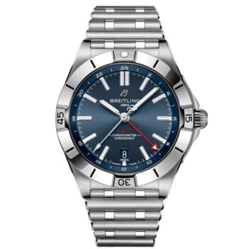 Breitling Chronomat GMT 40mm A32398101C1A1 Stainless Steel With Blue Dial