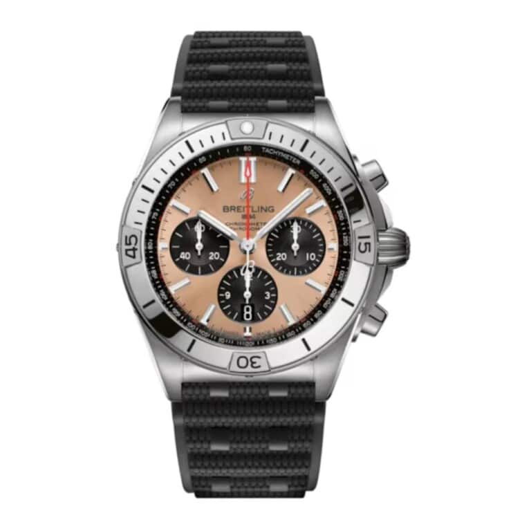 Breitling Chronomat B01 AB0134101K1S1 42mm Copper Dial Unidirectional, Ratcheted Rotating Bezel Stainless Steel With Black