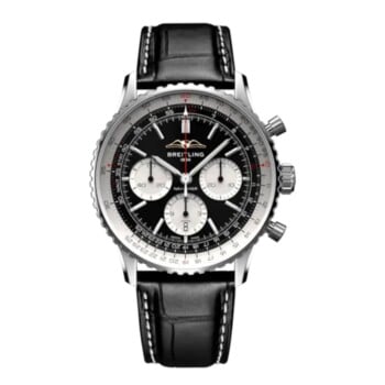 Breitling Navitimer B01 Chronograph AB0138211B1P1 43mm Black Dial Bidirectional Rotating Bezel Stainless steel with Black