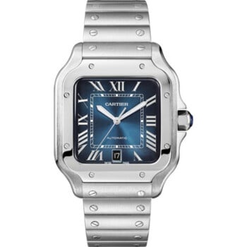 Cartier Santos Blue Dial WSSA0030 Steel Watch 2024