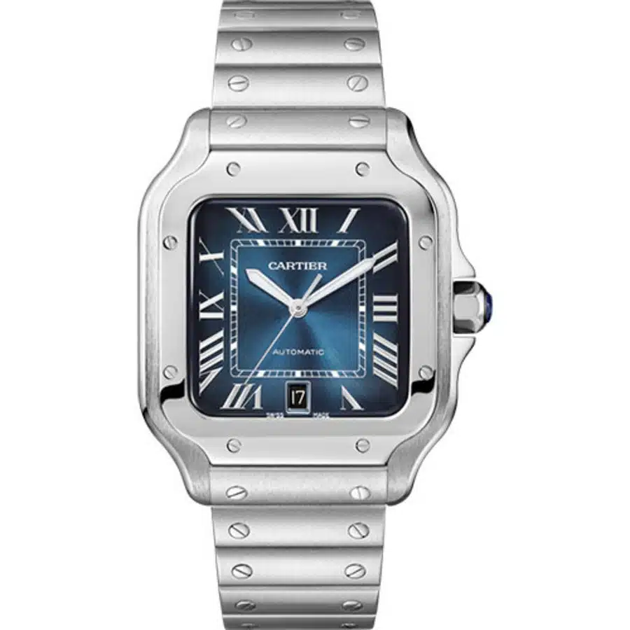 Cartier Santos Blue Dial WSSA0030 Steel Watch 2024