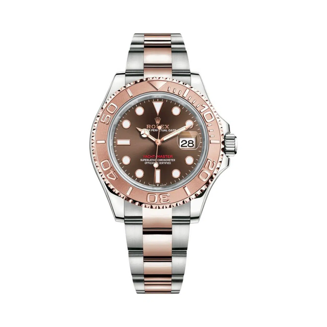 Rolex Yacht-Master 268621-0003 37mm Stainless Steel/18k Rose Gold with Chocolate Dial Watch MINT 2024