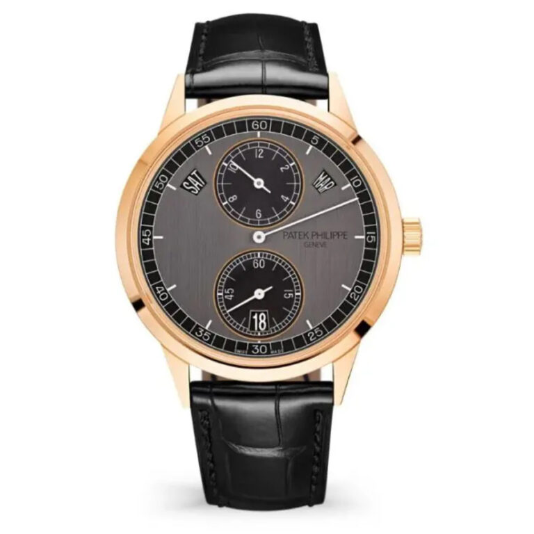 Patek Philippe Annual Calendar Regulator 5235/50R-001 rose gold watch, grey dial