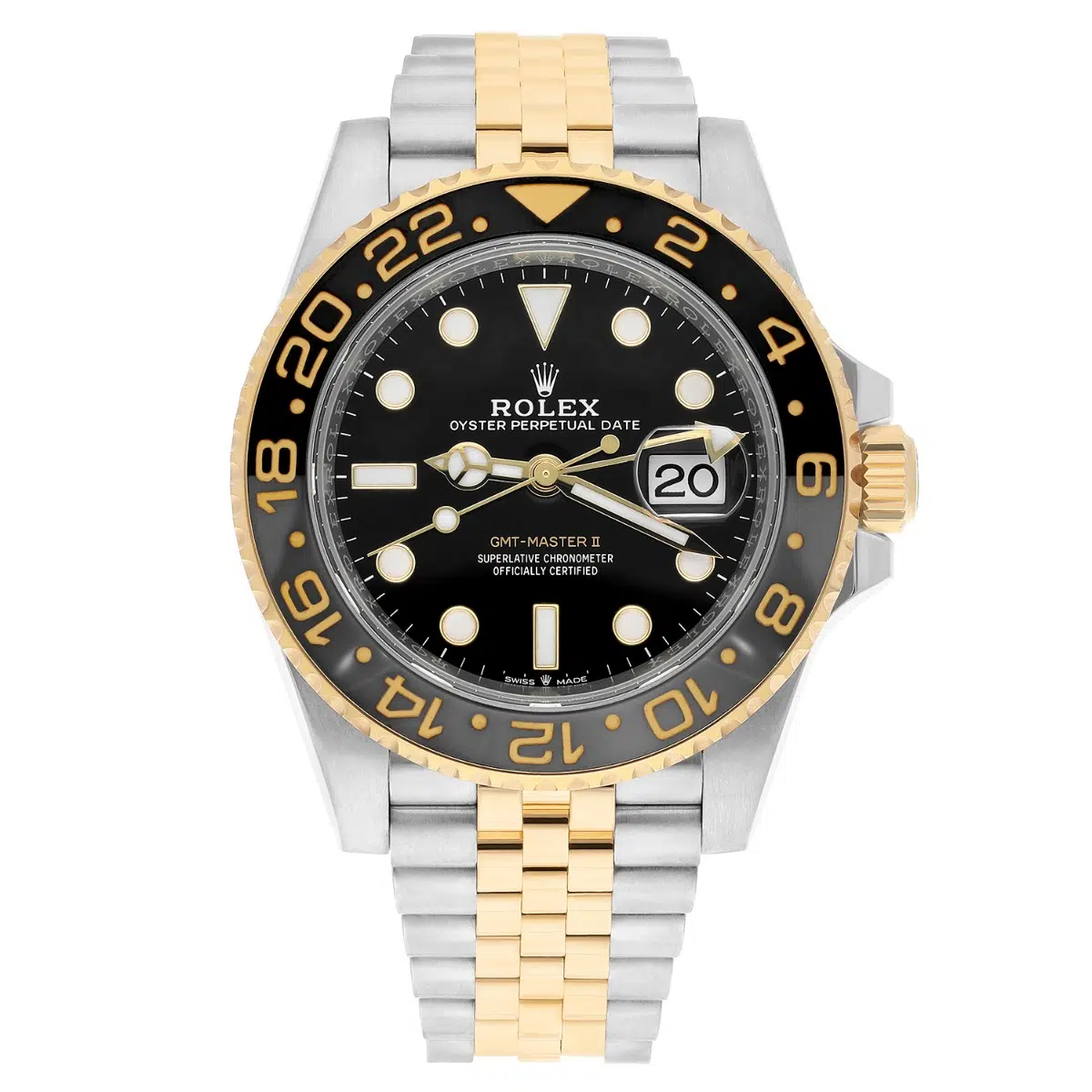 Rolex GMT-Master II 126713GRNR Bumblebee Gold and Stainless Steel Jubilee