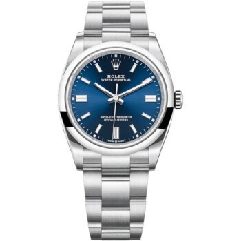 Rolex Oyster Perpetual 126000-0003 36mm Stainless Steel with Blue Dial