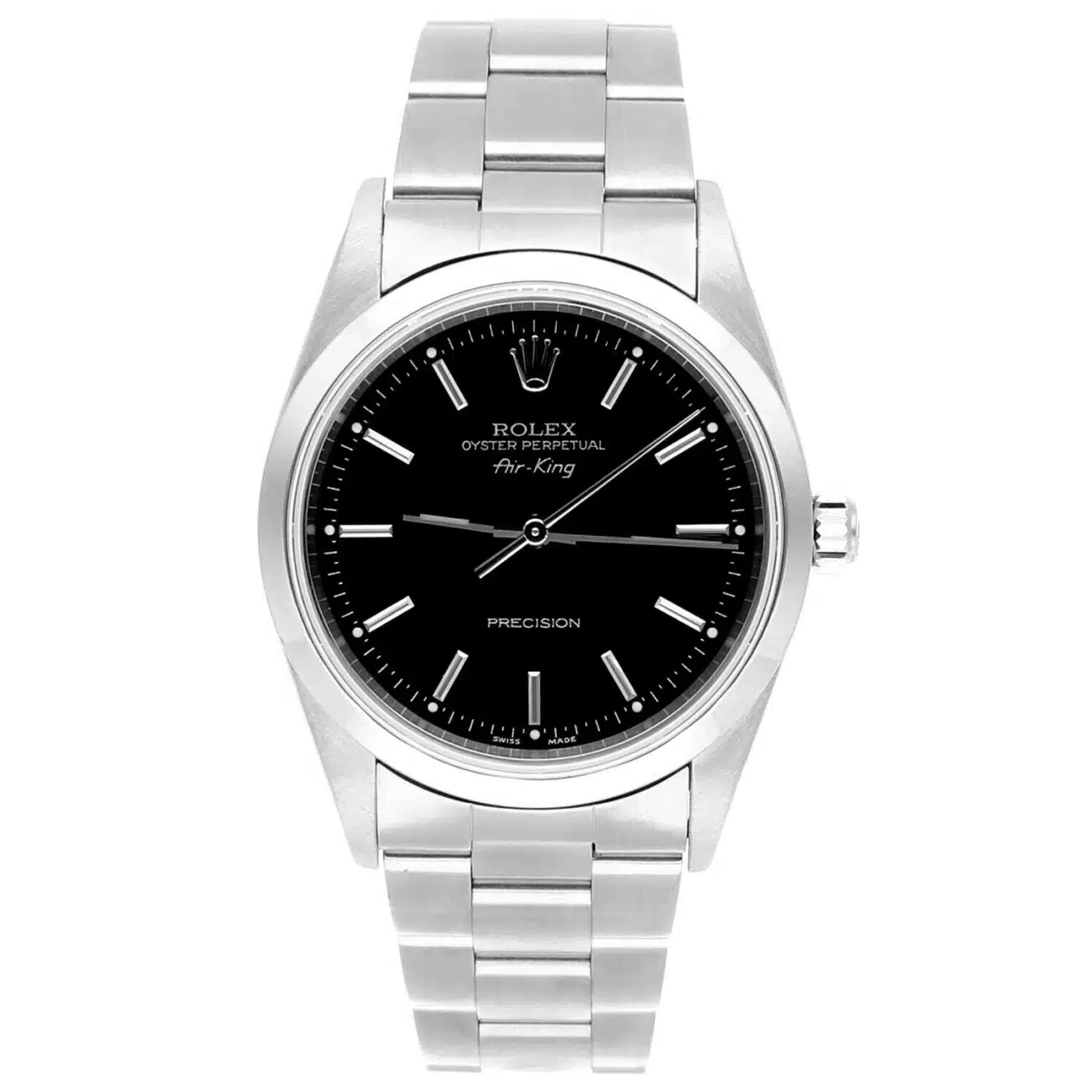 Rolex Air-King 14010 34 MM Silver Dial (1995) Pre-owned