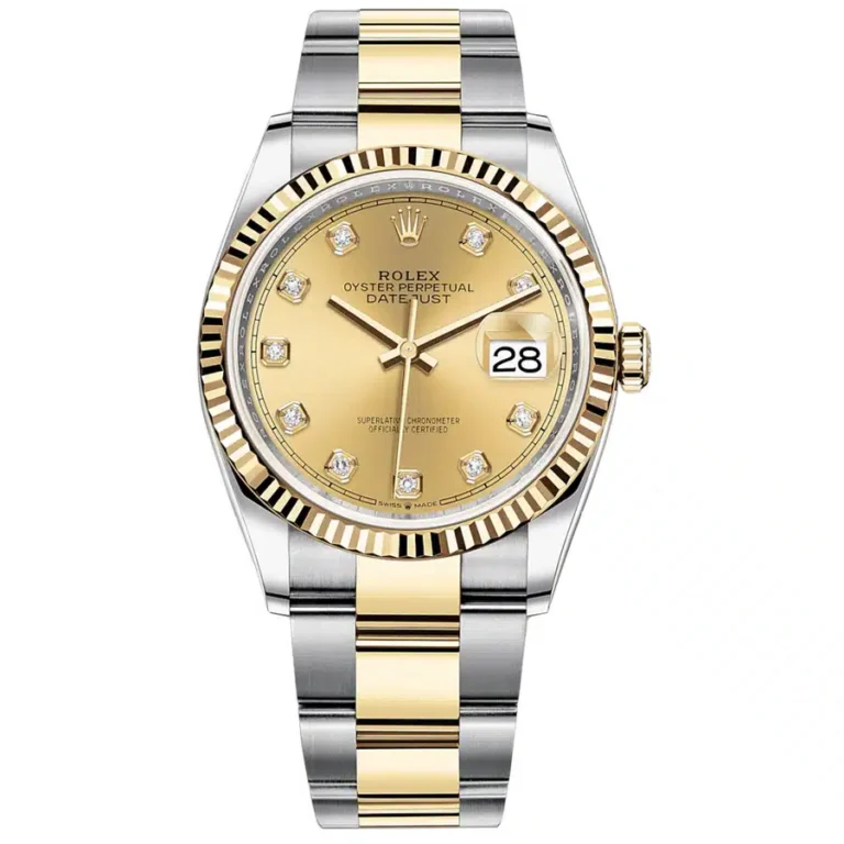 Rolex Datejust 36mm 126233-0018 Oyster Bracelet Stainless Steel & Yellow Gold with Champagne Diamond Dial