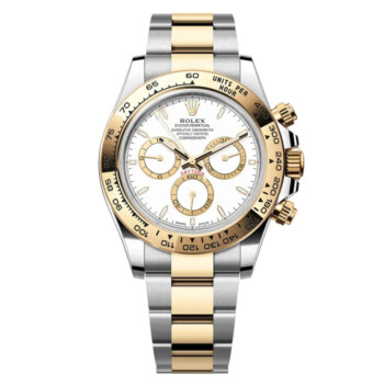 Rolex Daytona Oyster Bracelet 126503-0001 Stainless Steel and Yellow Gold Watch White Index Dial