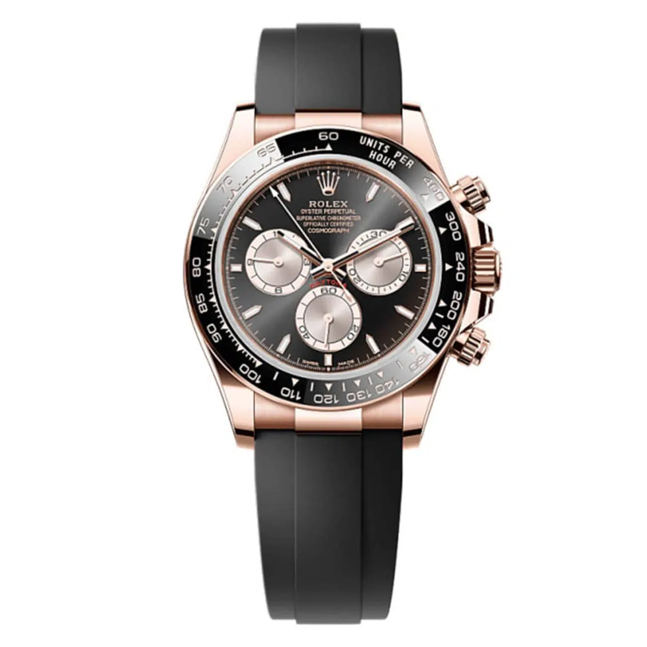 Rolex Daytona Oysterflex 126515ln-0002 40mm Rose Gold with Black Dial 2024 – image 2