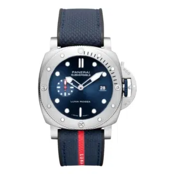 Panerai Luminor Submersible 44mm PAM01391 Stainless Steel with Blue Leather Watch Blue Dial 2024