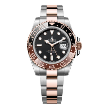 Rolex GMT-Master II 126711CHNR steel and rose gold Root Beer watch, black dial