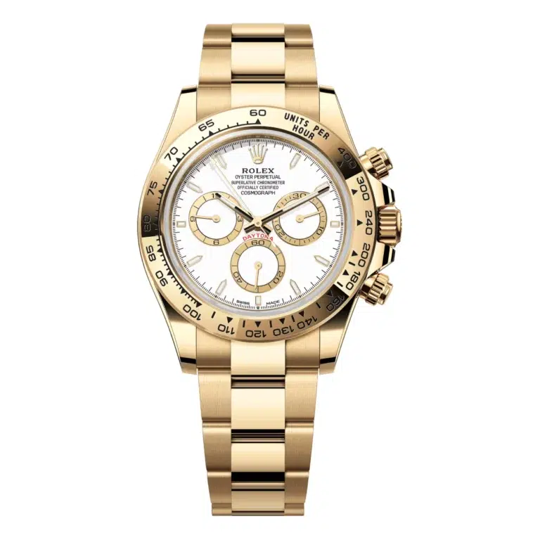 Rolex Cosmograph Daytona Oyster bracelet Yellow Gold 126508-0001 40mm White Dial