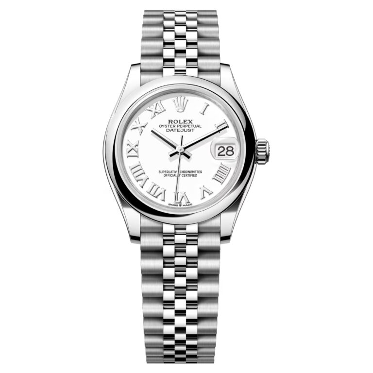Rolex Datejust 31mm 278240-0004 Jubilee Stainless Steel Watch White Roman Dial