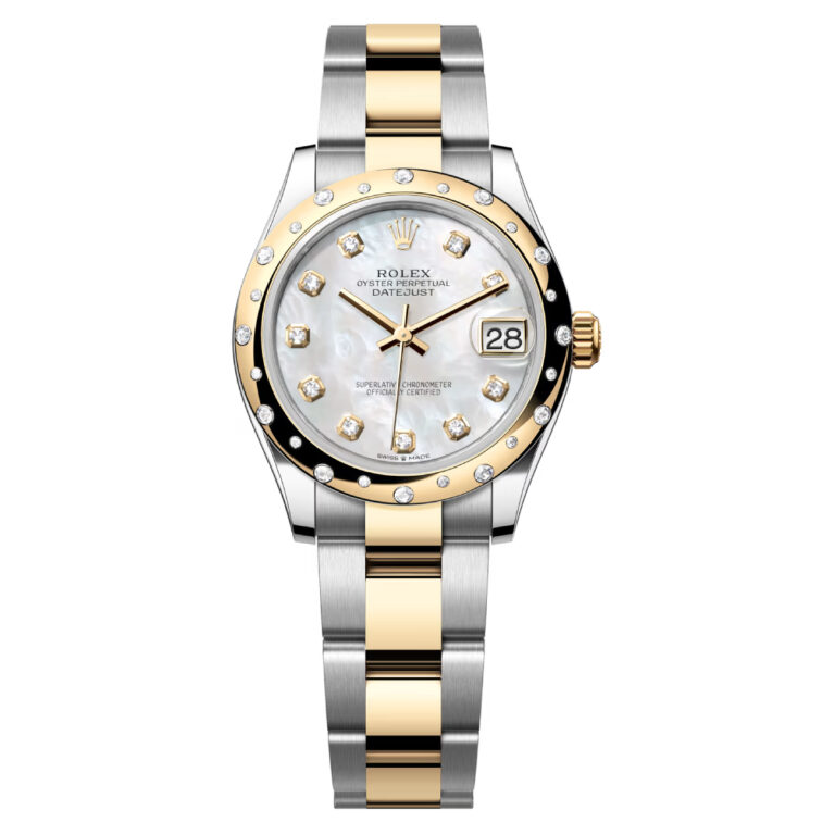 Rolex Datejust 31mm 278343rbr-0027 Oyster Steel and Yellow Gold Watch Scattered Diamond Bezel Mop Diamond Dial 2024
