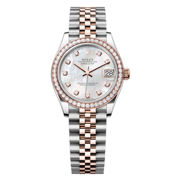 Rolex Datejust 31mm MOP Diamond Dial Jubilee 278381rbr-0026 Stainless Steel and Rose Gold