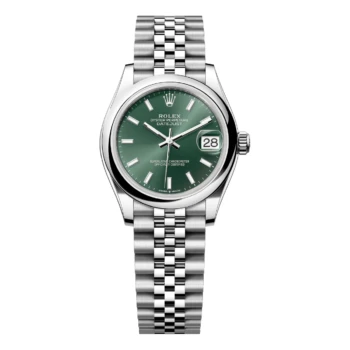 Rolex Datejust 278240-0012 Green Dial Jubilee Stainless Steel Ladies