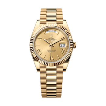 Rolex Day-Date Yellow Gold 228238-0006 40mm Champagne Dial