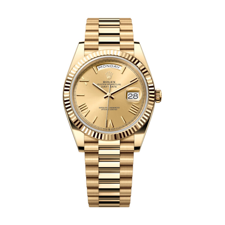 Rolex Day-Date Yellow Gold 228238-0006 40mm Champagne Dial