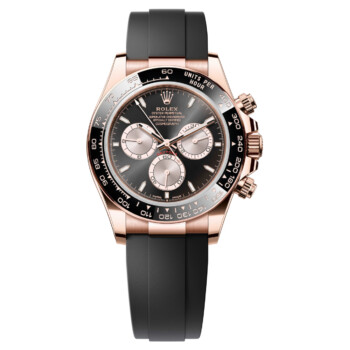 Rolex Cosmograph Daytona 126515LN-0002 Rose Gold Black Cerachrom Bezel Black And Sundust Index Dial Oysterflex Strap Watch