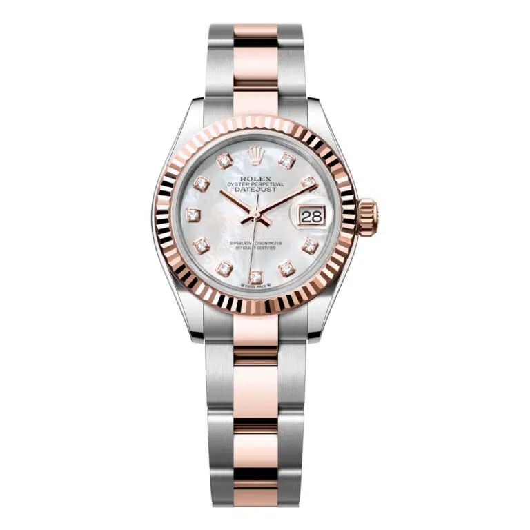 Rolex Datejust MOP Diamond Dial 28mm 279171-0014 Oyster Steel and Rose Gold Ladies