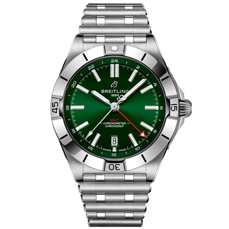 Breitling Chronomat GMT A32398101L1A1 Stainless Steel With Green Dial