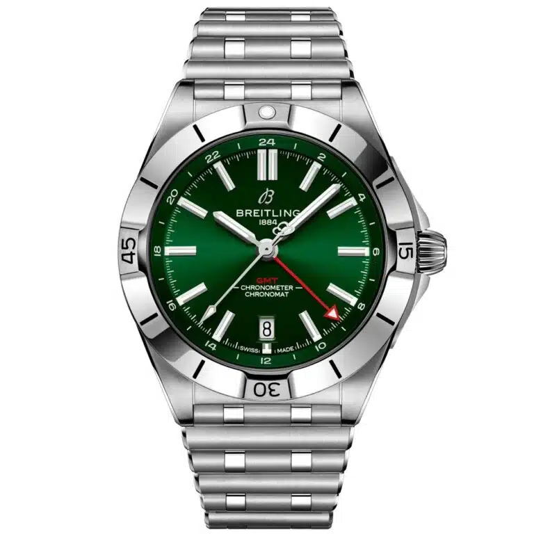 Breitling Chronomat GMT A32398101L1A1 Stainless Steel With Green Dial