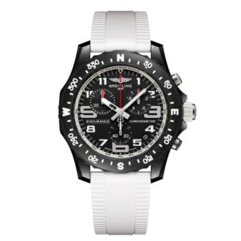 Breitling Endurance Pro X82310A71B1S2 Black Dial Breitlight Case With White Rubber Watch 2024