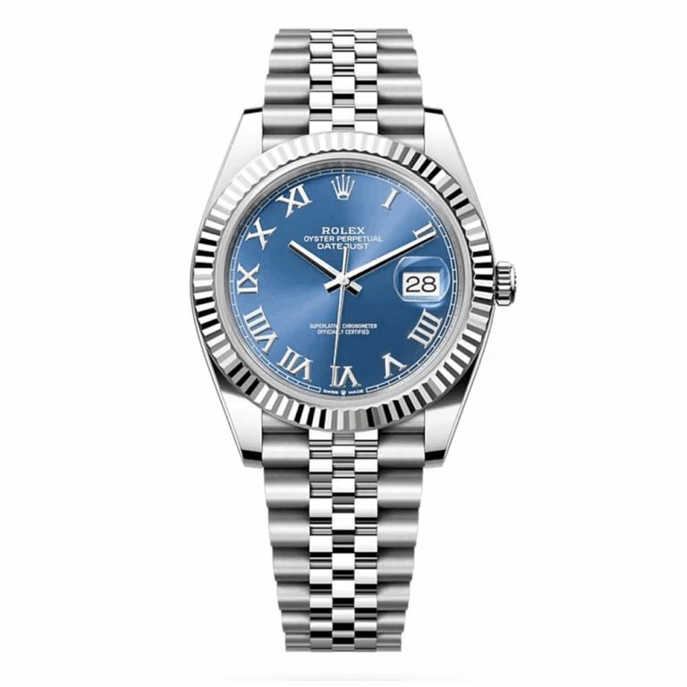 Rolex Datejust 41 Blue Roman Dial Jubilee Stainless Steel Ref# 126334-0026