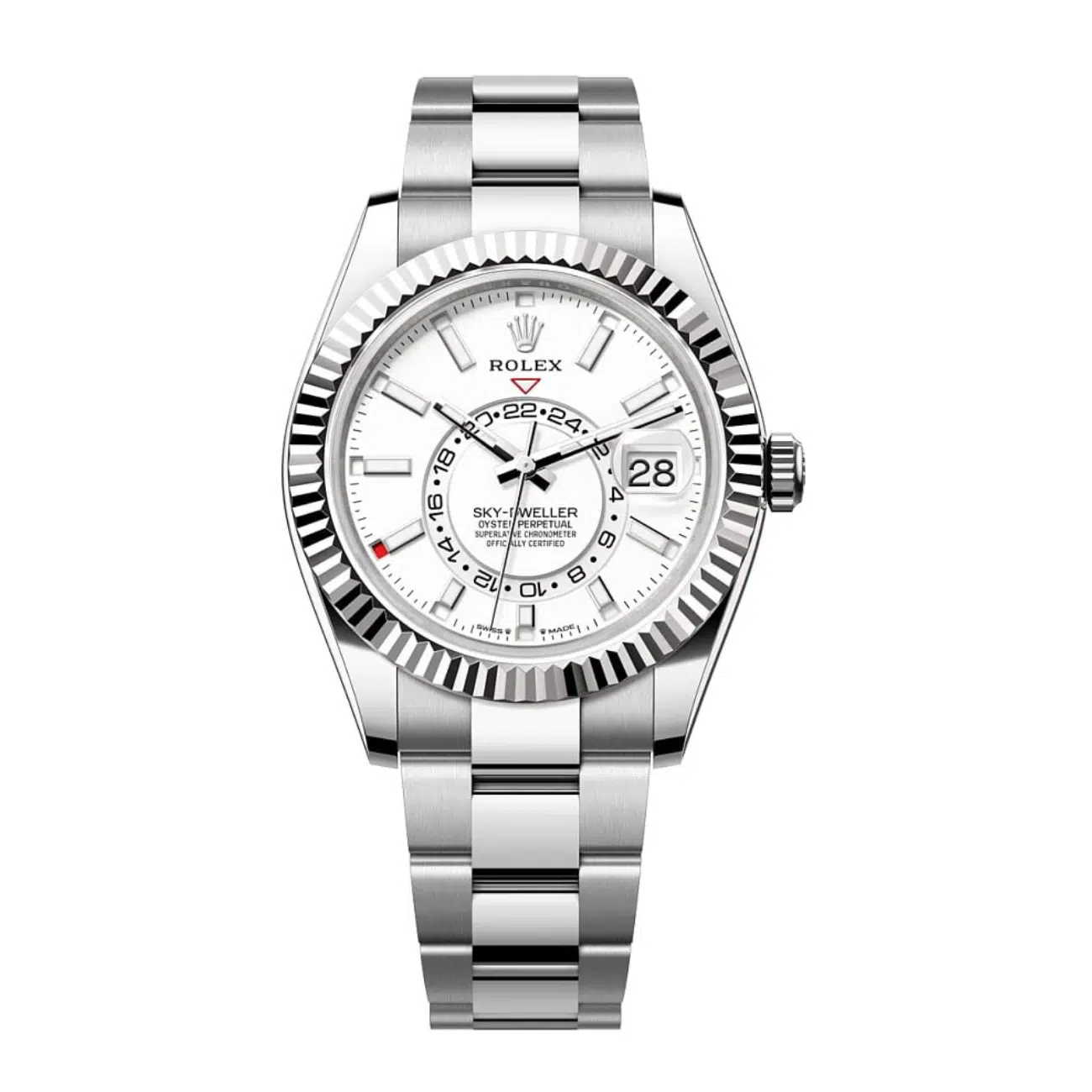 Rolex Sky-Dweller 336934-0003 42mm Stainless Steel with White Dial Watch 2024