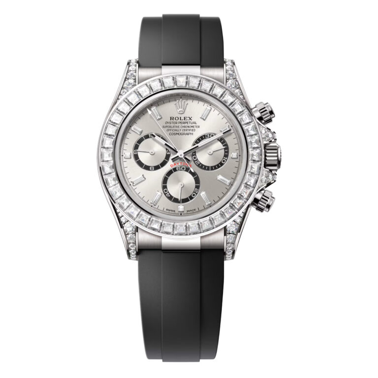 Rolex Daytona 40mm 126539tbr-0002 White Gold with Silver Diamond Dial Watch 2024