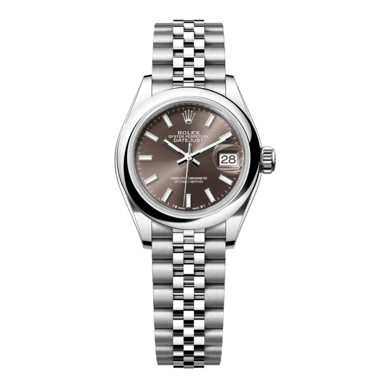 Rolex Steel Lady-Datejust 28 Watch 279160-0009 Dark Grey Index Dial – Jubilee Bracelet 2024