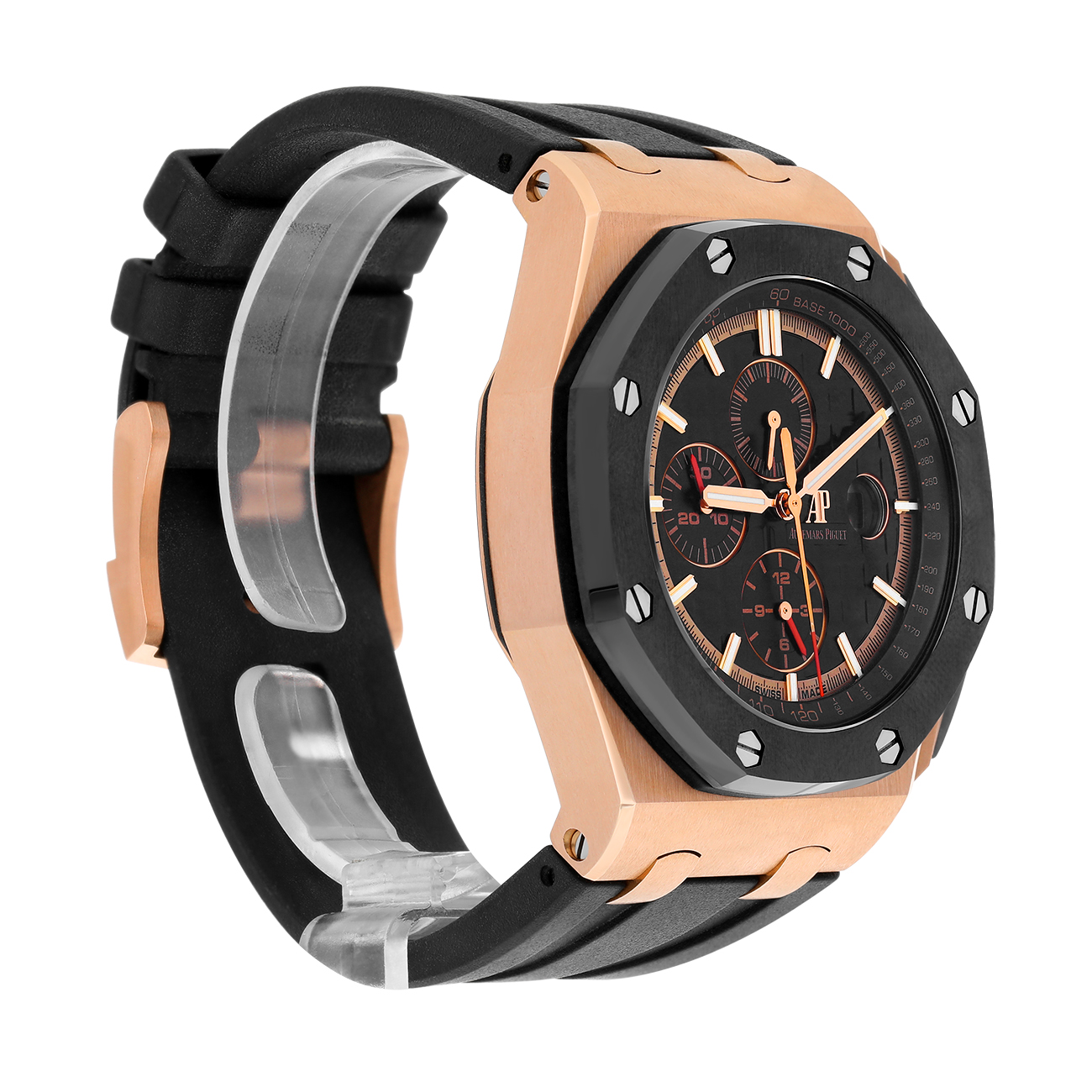 Audemars Piguet Royal Oak Offshore Chronograph 44mm 26401RO.OO.A002CA.02 Rose Gold with Black Dial Watch
