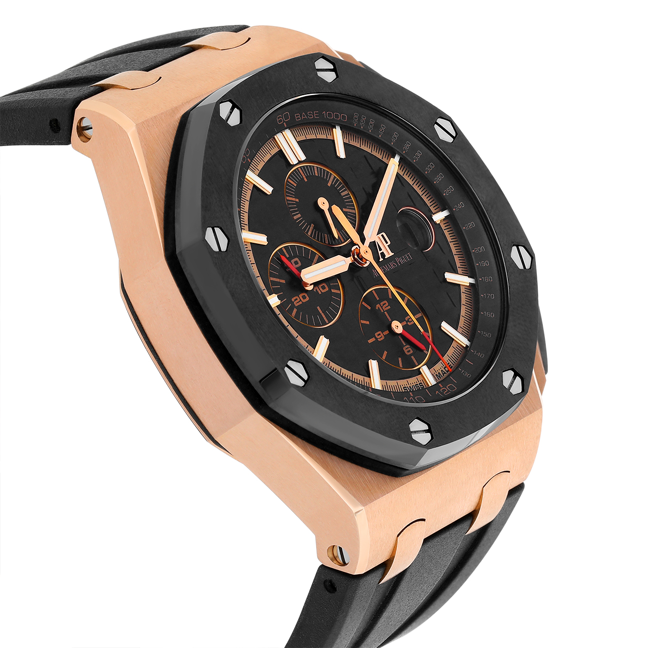 Audemars Piguet Royal Oak Offshore Chronograph 44mm 26401RO.OO.A002CA.02 Rose Gold with Black Dial Watch