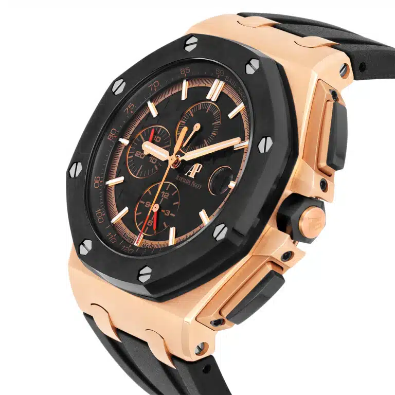 Audemars Piguet Royal Oak Offshore Chronograph 44mm 26401RO.OO.A002CA.02 Rose Gold with Black Dial Watch – image 6