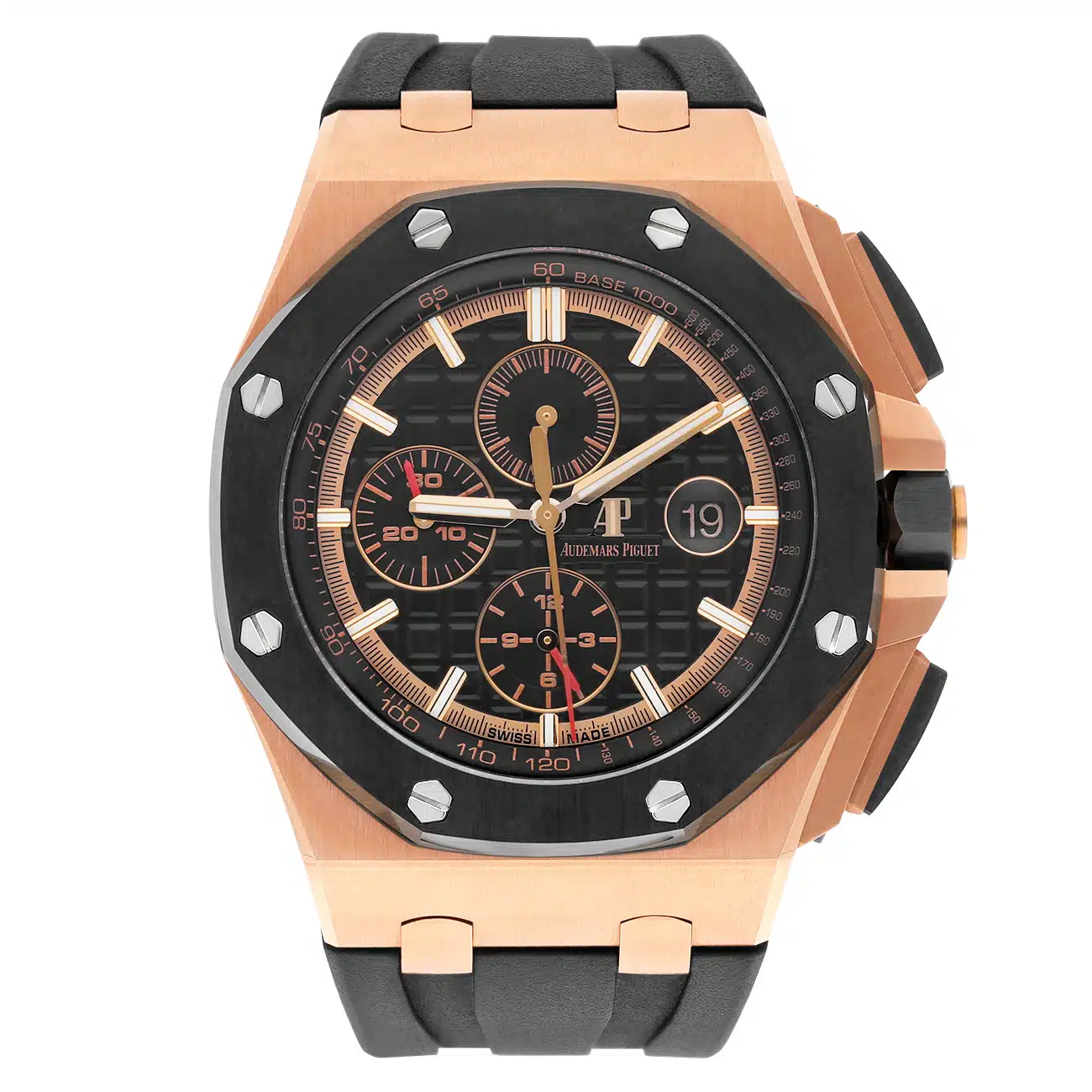 Audemars Piguet Royal Oak Offshore Chronograph 44mm 26401RO.OO.A002CA.02 Rose Gold with Black Dial Watch