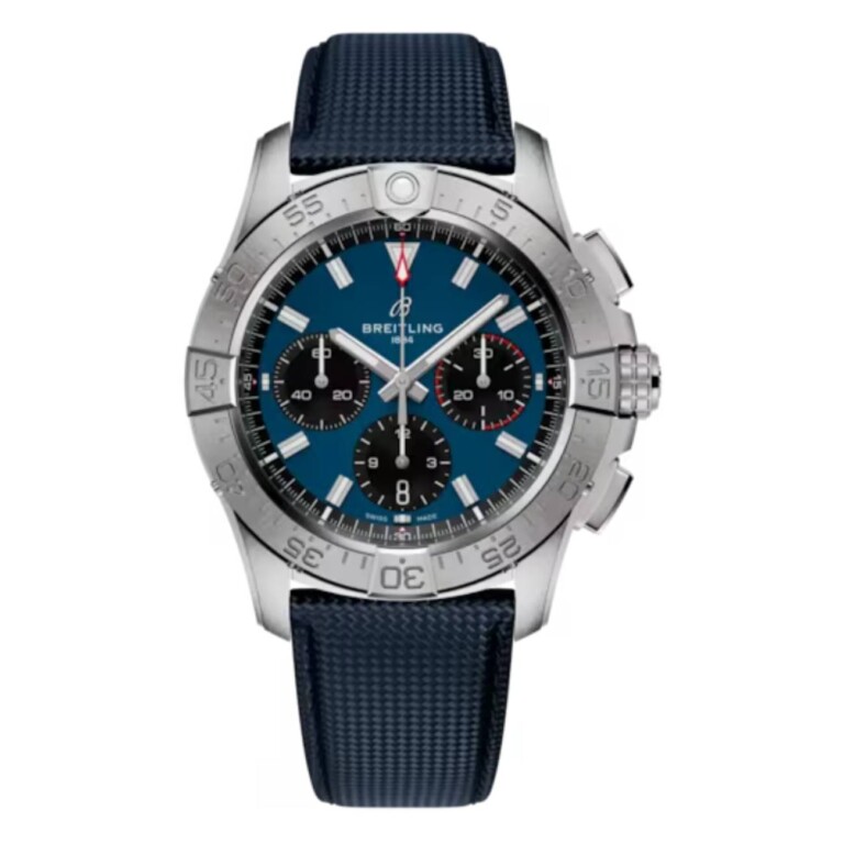 Breitling Avenger B01 Chronogragh AB0146101C1X1 42mm Blue Dial Unidirectional, Ratcheted Bezel Stainless Steel With Blue