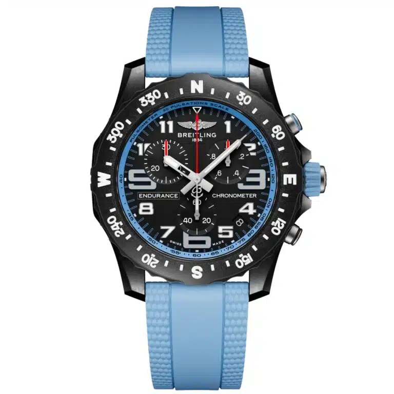 Breitling Endurance Pro X82310281B1S2 44mm Breitlight Case With Blue Rubber Strap