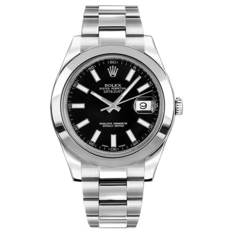 Rolex Datejust II 116300-0001 41mm Black Dial Stainless Steel Watch