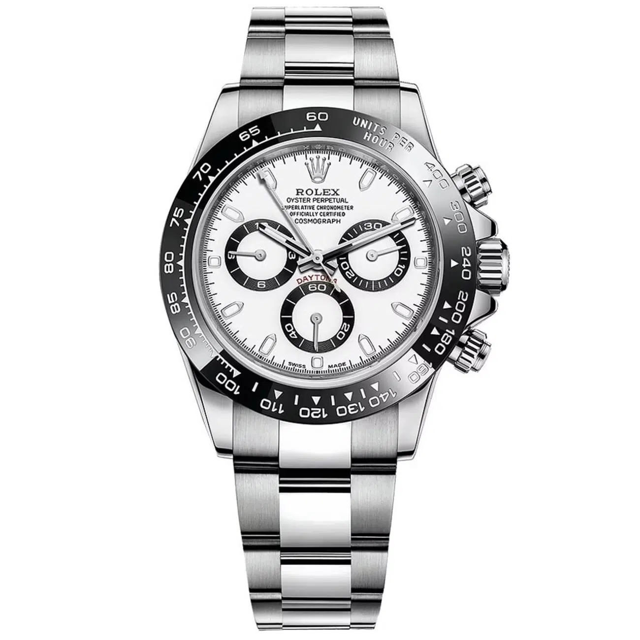 Rolex Cosmograph 116500LN 40mm Daytona Oyster Steel with White Dial Watch 2016