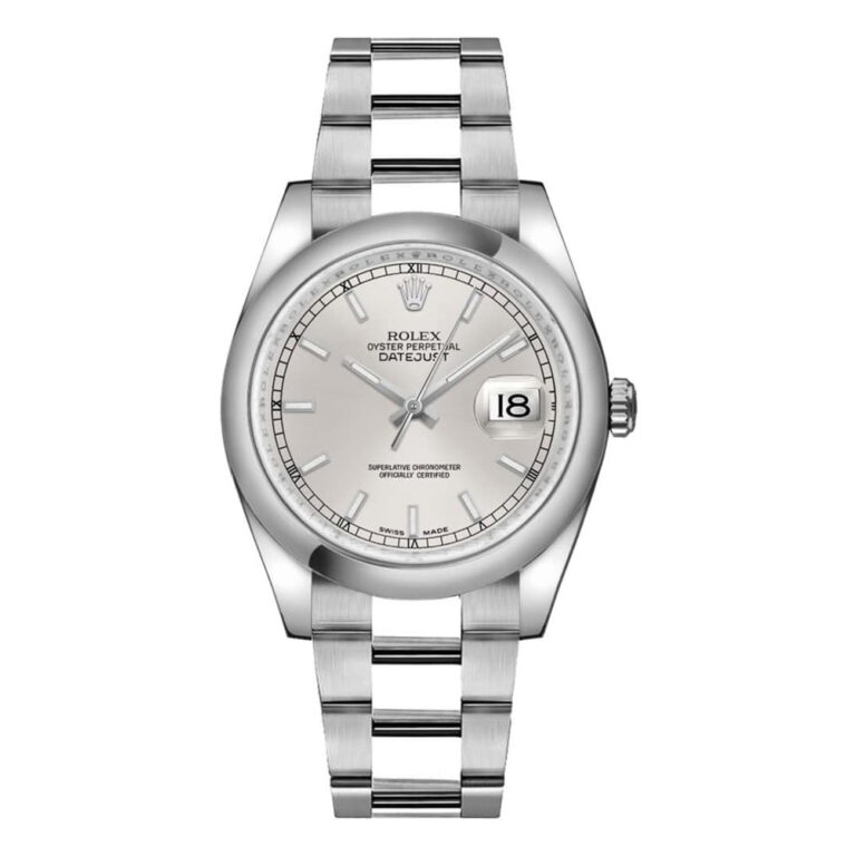 Rolex Datejust 116200-0056 36mm Stainless Steel with Silver Dial Watch 2015