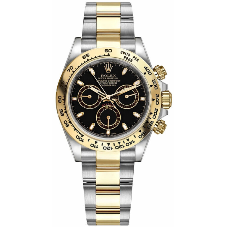 Rolex Daytona 116503 40mm Stainless Steel and Yellow Gold with Black Dial Watch 2016