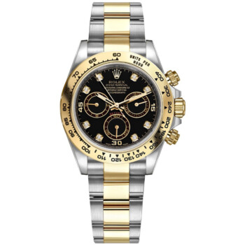 Rolex Daytona 40mm Stainless Steel and Yellow Gold 116503 with Black Dial Watch 2019