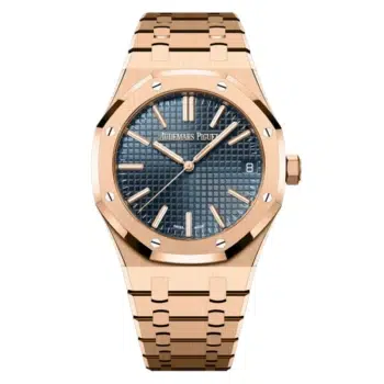 Audemars Piguet Royal Oak 15510OR.OO.1320OR.03 41mm Rose Gold with Blue Dial Watch 2023