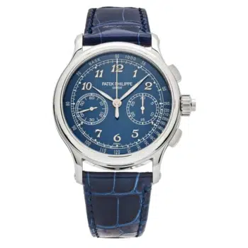 Patek Philippe Grand Complications 5370P-011 platinum split-seconds chronograph, blue dial